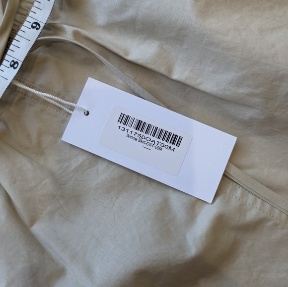 NWT Reformation Midi Tie Waist Skirt - Oat - Medium - Picture 6 of 9